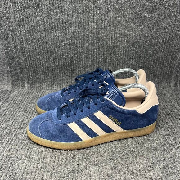 Adidas Gazelle Night Indigo Wonder Taupe Gum Suede Shoes Mens 8.5 / Womens 9.5 - Picture 3 of 8